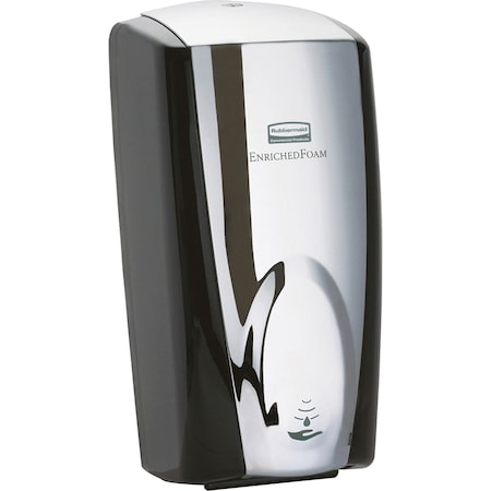 Rubbermaid Commercial Touchless Foam Soap Dispenser, Black/Chrome, PK 10 RCP750411CT